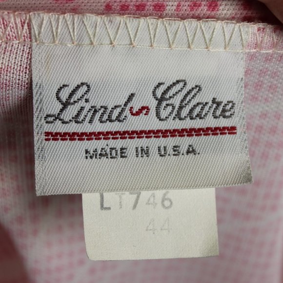 😊 Lind Clare Vintage House Coat Shirt Jacket - Picture 3 of 4